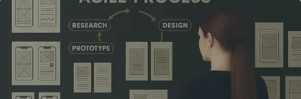 Kullanıcı araştırması, prototipleme ve UX tasarım süreçlerini gösteren çalışma panosu